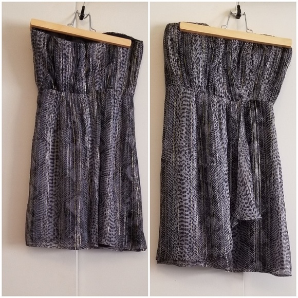 Twelfth Street Cynthia Vincent Black & Gray Dress - Picture 5 of 8